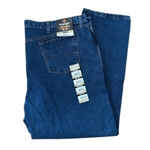 Wrangler Riggs FR Cat 2 2112 Men's Blue Relaxed Jeans 48x30 NWT